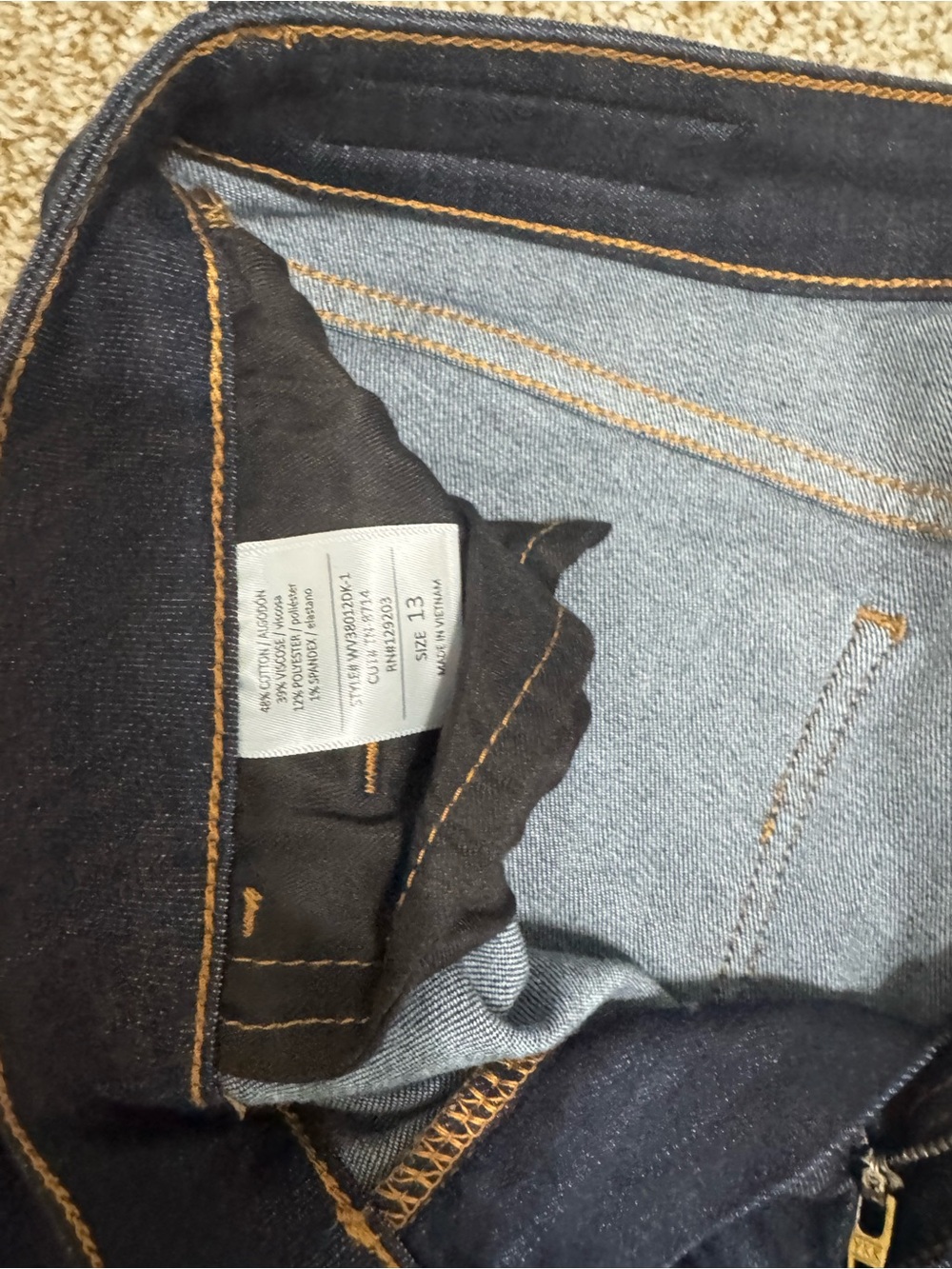 CELLO Women’s Size 13 Dark Wash Flare Bootcut Jeans Stretch NWT - Picture 6 of 6